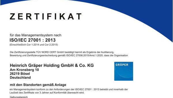 220460 Heinrich Graeper Holding Gmb H Co KG 27001