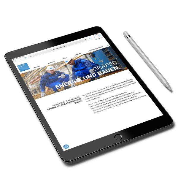 Graeper Website Tablet